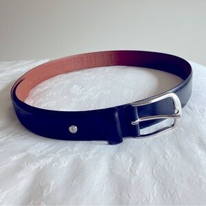 Boconi Men's Leather Black Belt - 40